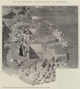 Descubrimientos de M de Morgan en Dahshur de Charles Auguste Loye